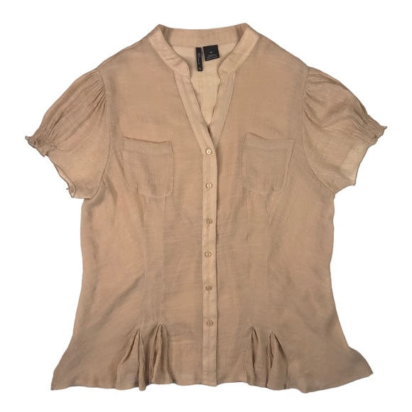 new directions Tops - New Directions Gauze Blouse Size 3X Romantic Feminine Coastal Granny Summer Boho